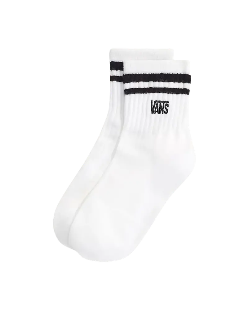 White Stretch Logo Low-Cut Socks