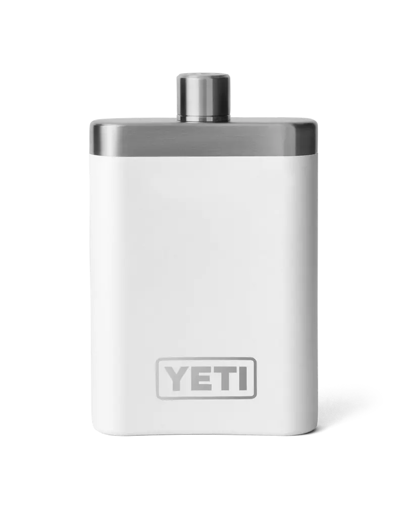 White Vacuum-Insulated Rambler Flask – Portable Drinkware