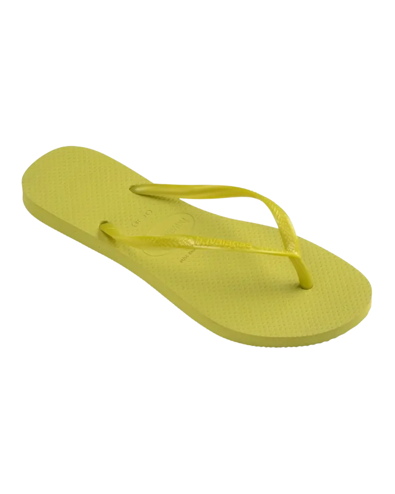 Wild Lime Slim Casual Flip Flops