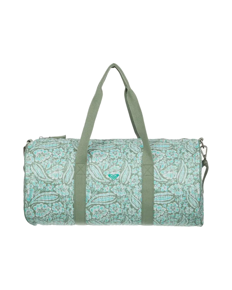 Wildest Dream Duffel Bag in Oil Green Wildside Paisley