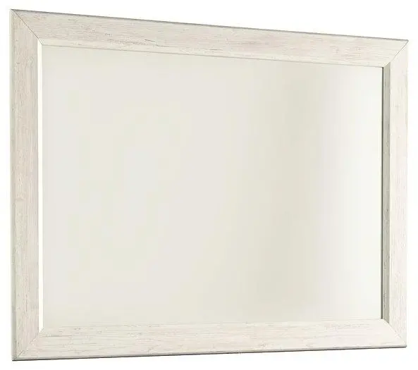 Willowton Full-Length Bedroom Mirror with Wood Frame