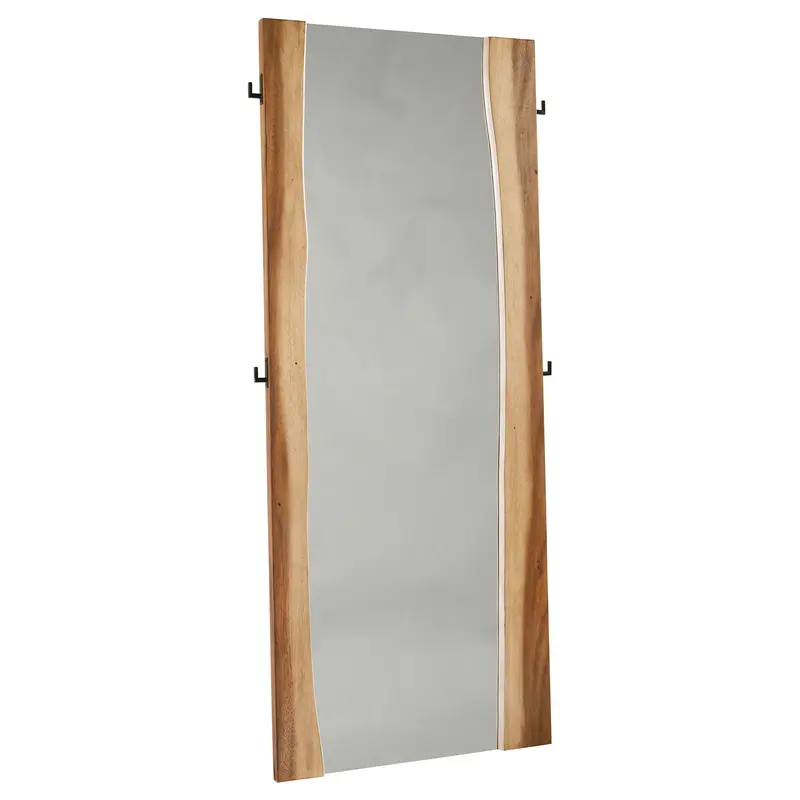 Winslow Full-Length Floor Mirror with Slim Wooden Frame and Tilt Adjustment