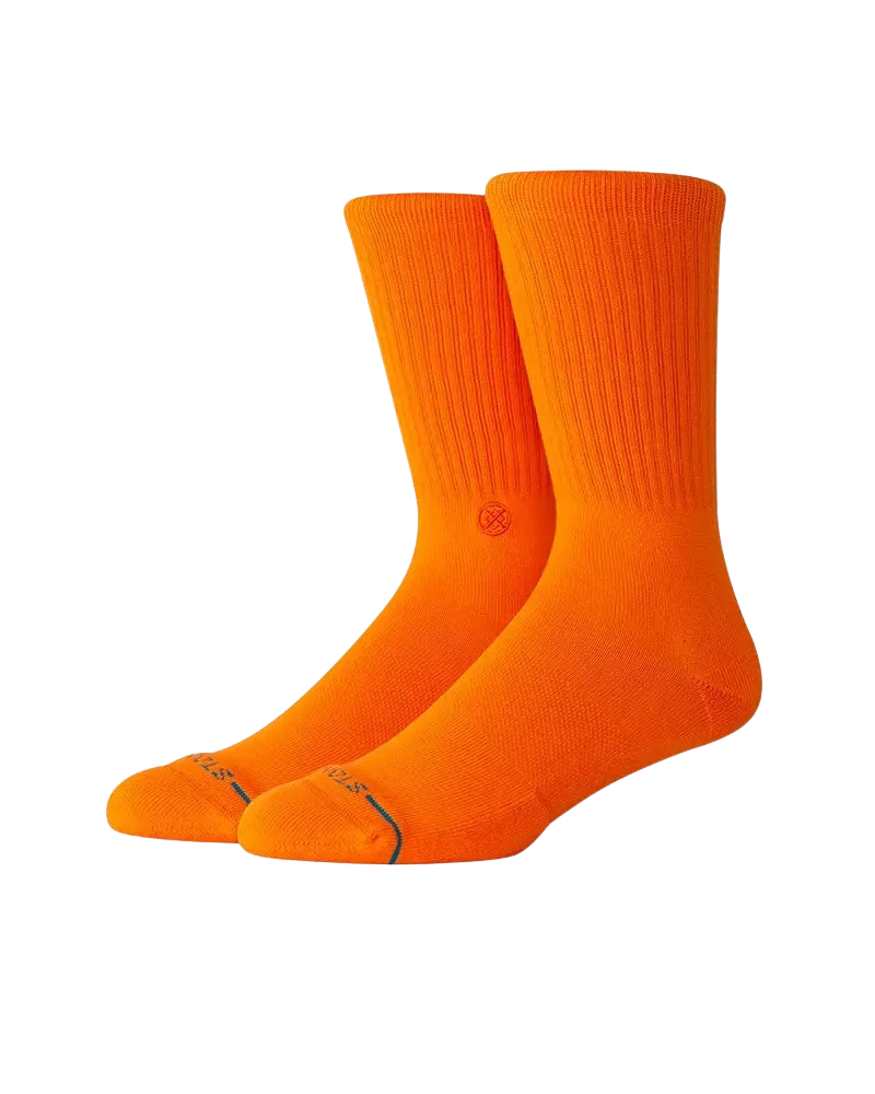 Women’s Icon Graphic Socks – Bright Orange