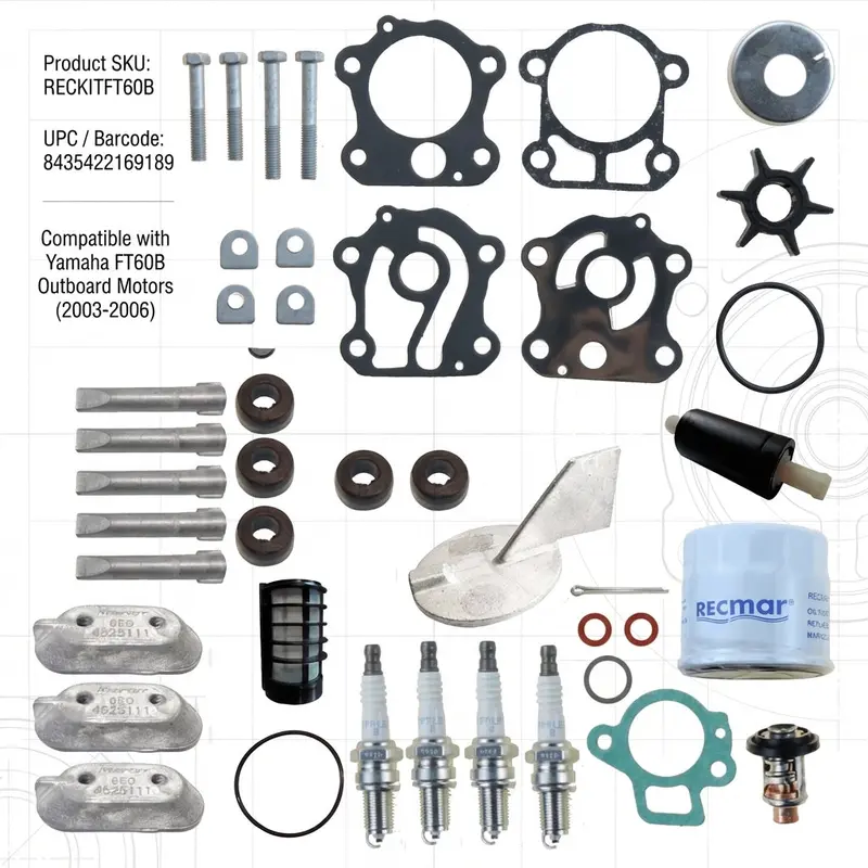 Yamaha FT60B High-Thrust Outboard Service Kit (2003–2006)