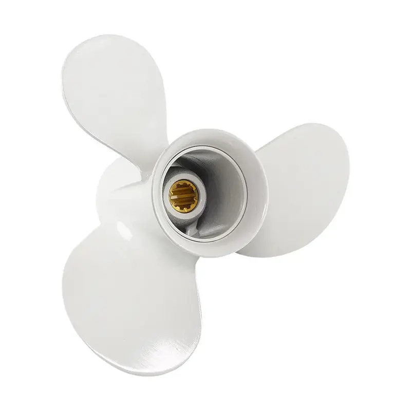 Yamaha & Selva Aluminum Propeller – 9 7/8″ × 12″, F-Pitch, 10-Spline (20–30 HP)