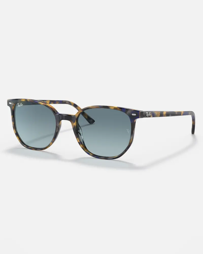Yellow-and-Blue Havana Elliot Sunglasses
