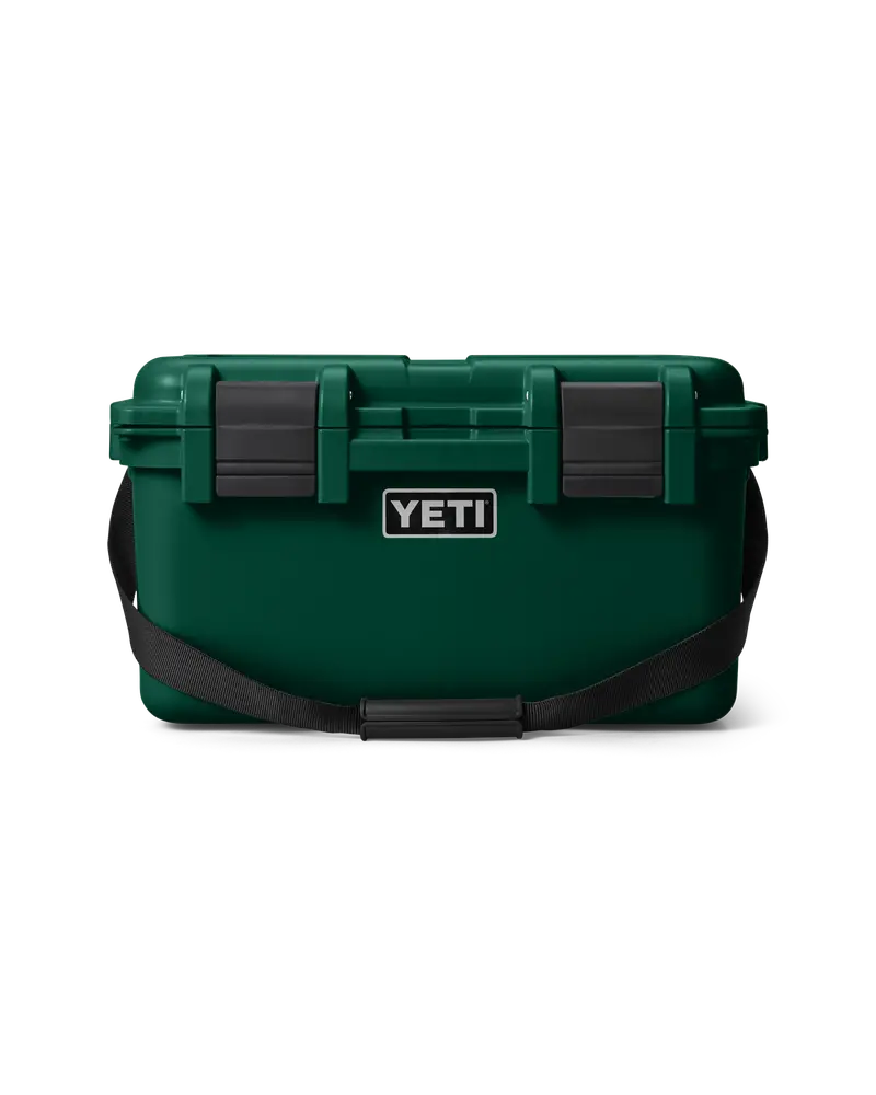 YETI LoadOut GOBOX 30 Quart Heavy-Duty Gear Case – Black Forest Green
