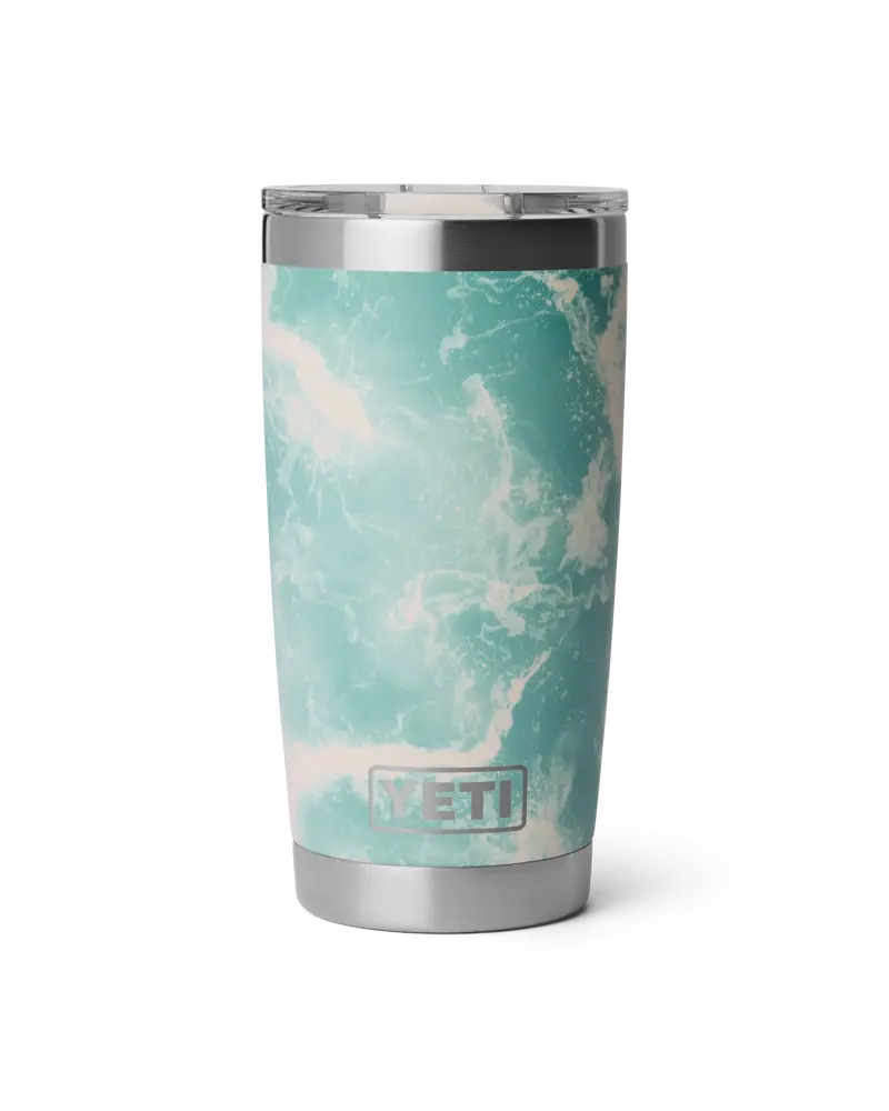 YETI Rambler 20 oz Double-Wall Vacuum Tumbler – Sea View Finish