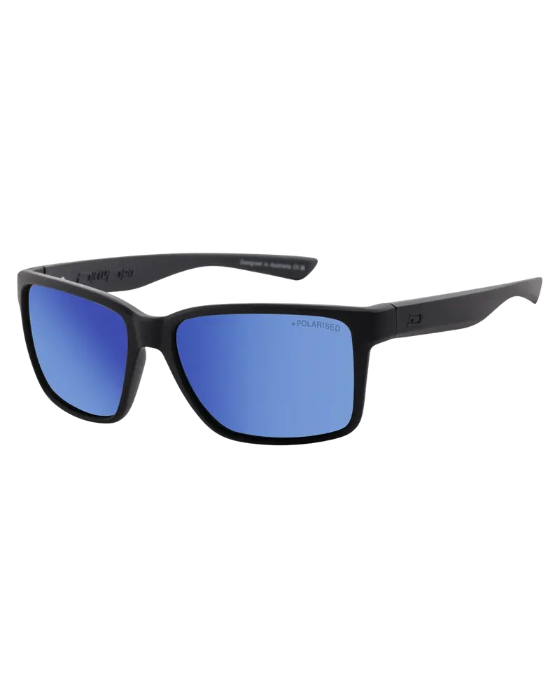Yolo Polarized Sunglasses – Satin Black Frame with Grey-Blue Lens