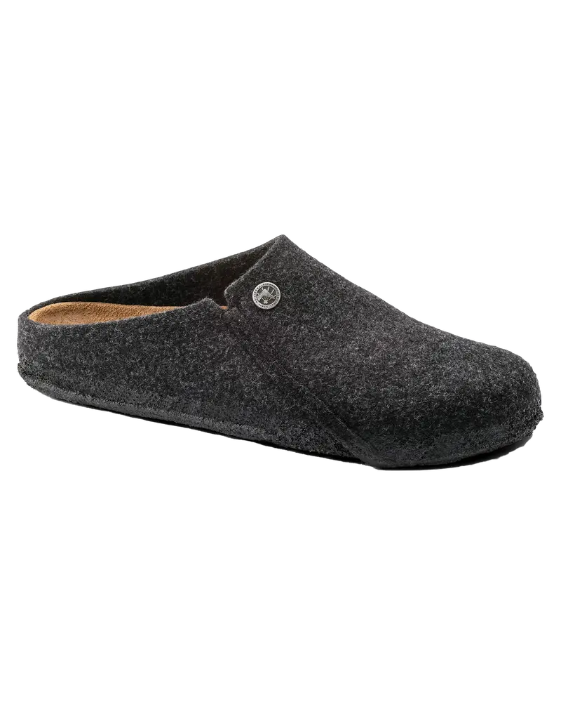 Zermatt Wool-Felt House Slippers – Anthracite Grey