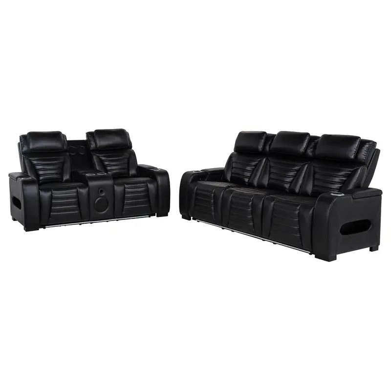 Zuma Dual-Motor Power Reclining Sofa Set
