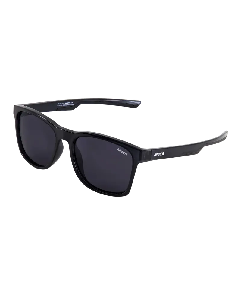 Zuni Polarized Sunglasses – Black & Matte Black Frame with Sintec Smoke Lenses
